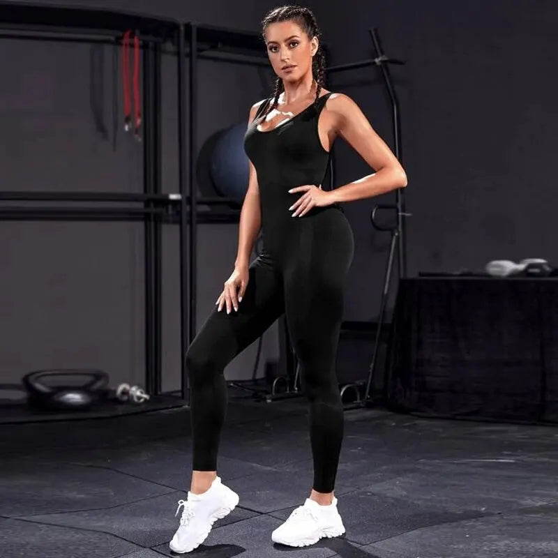 Mono de yoga ceñido sin espalda FlexiFit