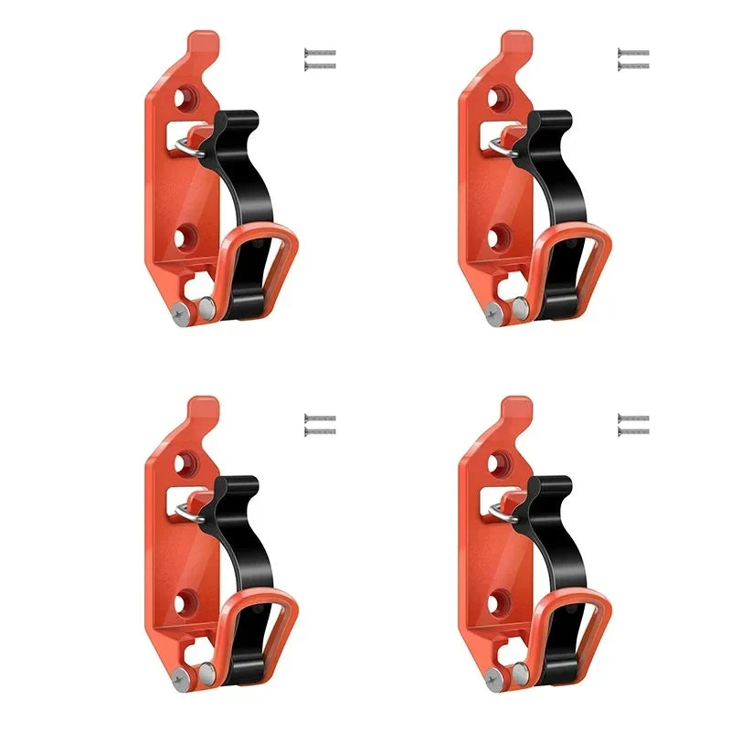 2/4PCS Shovel Holder Car Luggage Rack Holder Tool Quick Release Clamp Shovel Ax Wall Mount Bracket for Car Trailer RV Boat