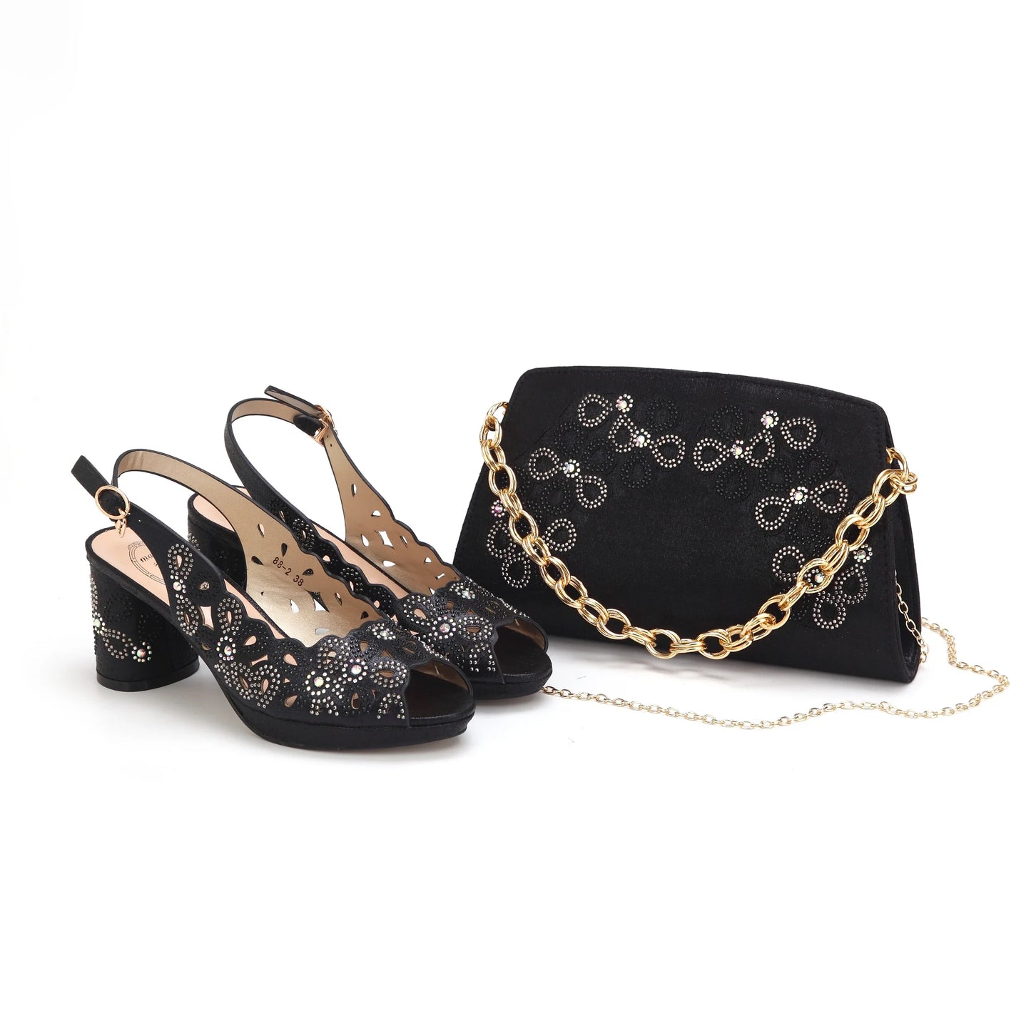 Conjunto italiano de zapatos y bolso Nuevo 2024 HAE1-5