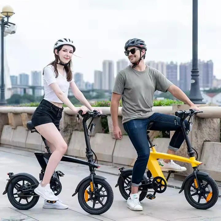 2024 Hottest Electric Bike with a Foldable 36v Voltage Battery Removable Riding Max Range 45-55km E City Bike