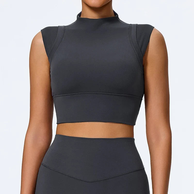 High Impact Gym Top Female Push Up Sports Bra Yoga Clothing Sports Vest Women Workout Crop Top Female Shockproof Brassiere Women