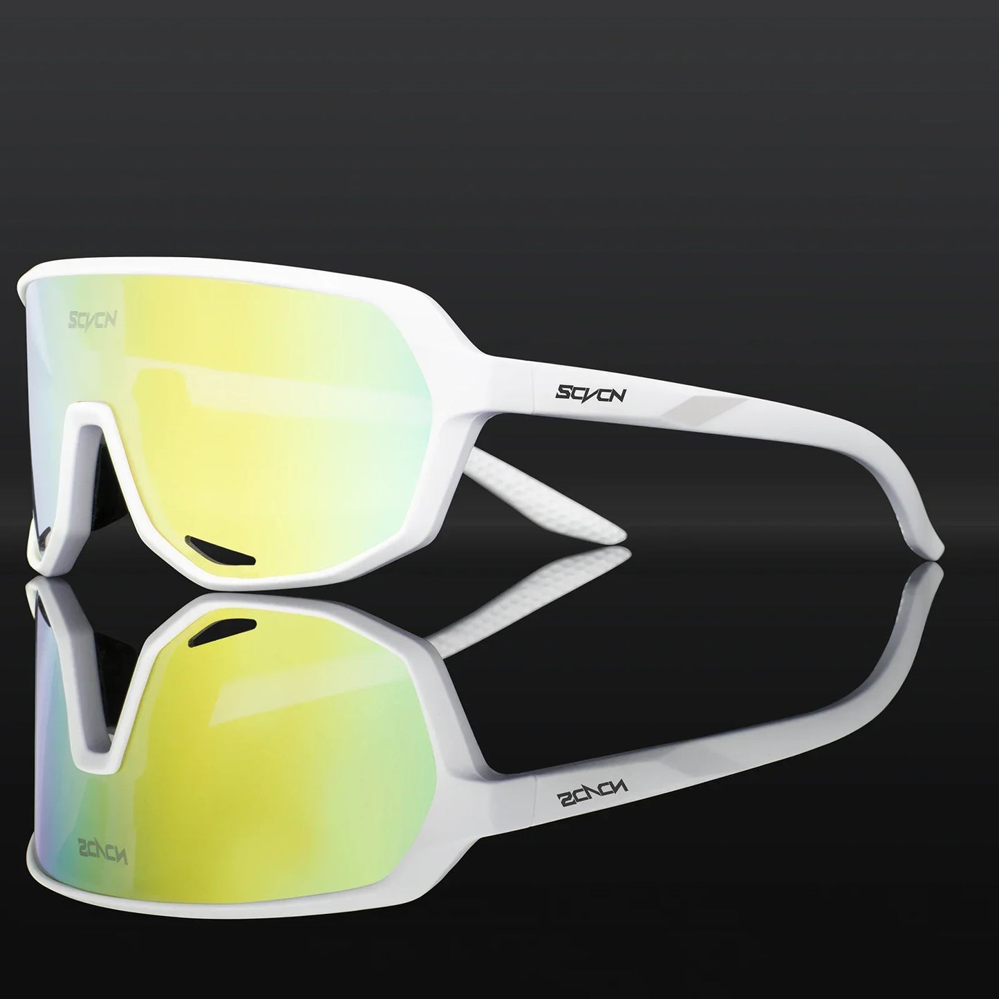 Scvcn-New Sunglasses Photochromic Cycling Glasses for Men Bicycle Mountain Bike Cycling Goggles UV400 MTB Polarized Road Women