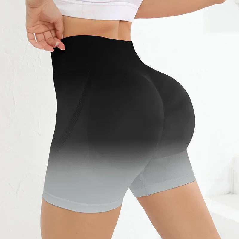 Seamless Ombre Workout Shorts