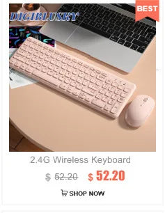 Fashion Keyboard and Mouse Set Wireless PC Gamer Keyboards and Mouse Kit Ultra Thin Office Ergonomic Gaming Keypad Mice Purple