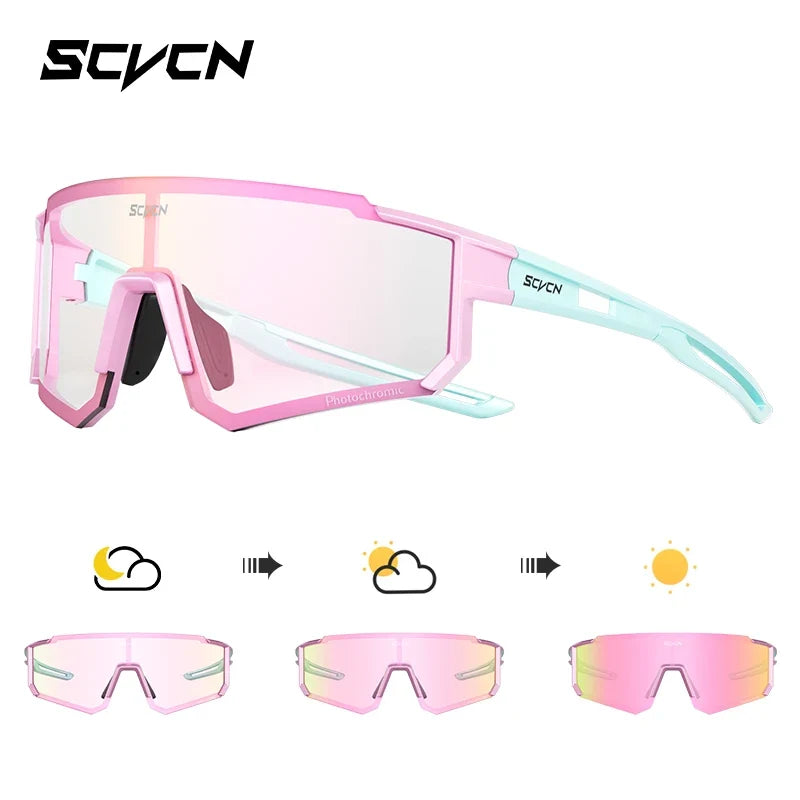SCVCN MTB Bike Bicycle Camping Golf UV400 Glasses Women Baseball Fashion Street Sunglasses for Men Sport Y2K Cycling Glasses