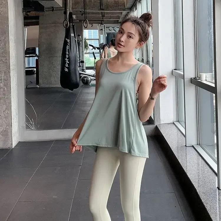 Blusa hermosa de mujer holgada con espalda abierta