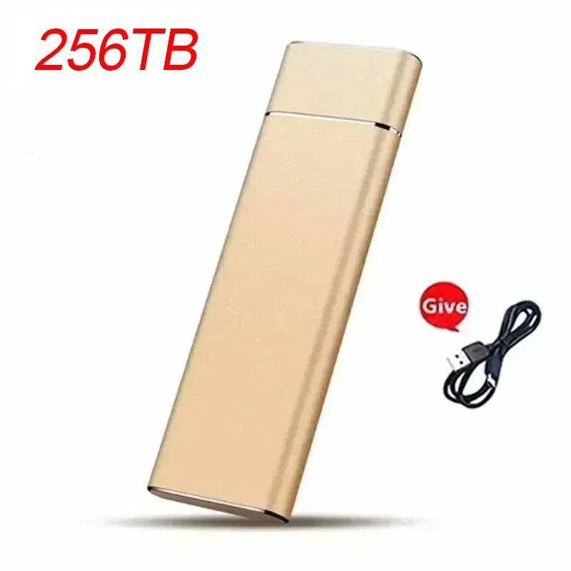 Mini Portable USB SSD 1TB 2TB High-speed Original Mass Storage SSD USB3.0 External Hard Drive for USB SSD Computer Laptop