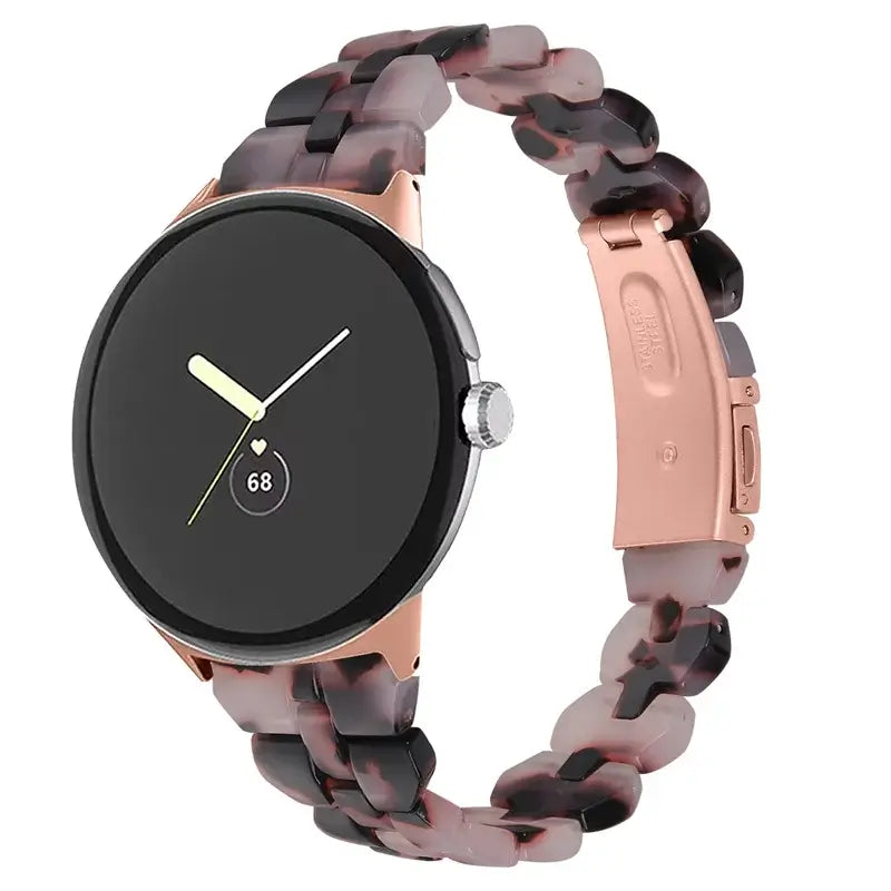 Google Pixel Watch 5, 4 & 3 41mm Resin Link Bracelet Band