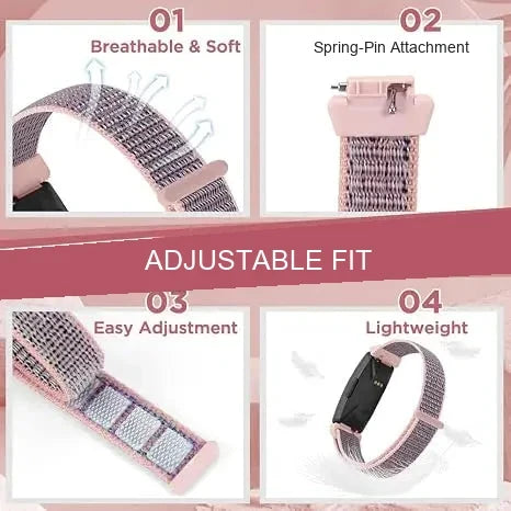 Fitbit Inspire 3, Inspire 2 & Ace 3 Nylon Sport Loop Band