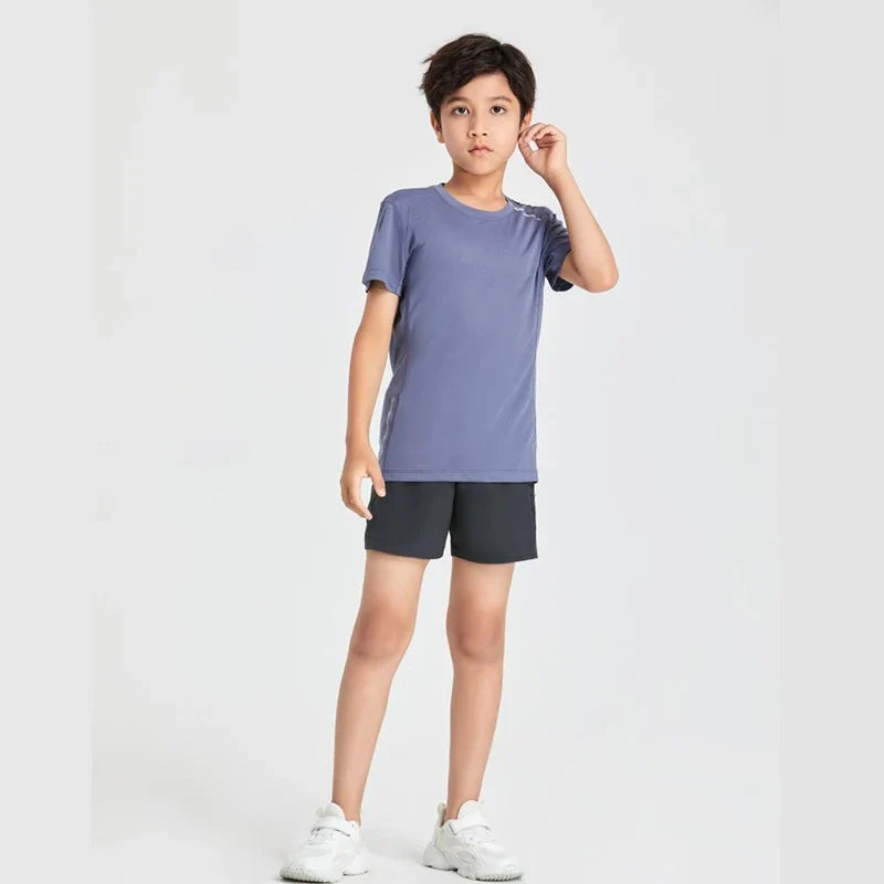Lightweight  Breathable Kids' Running Tee