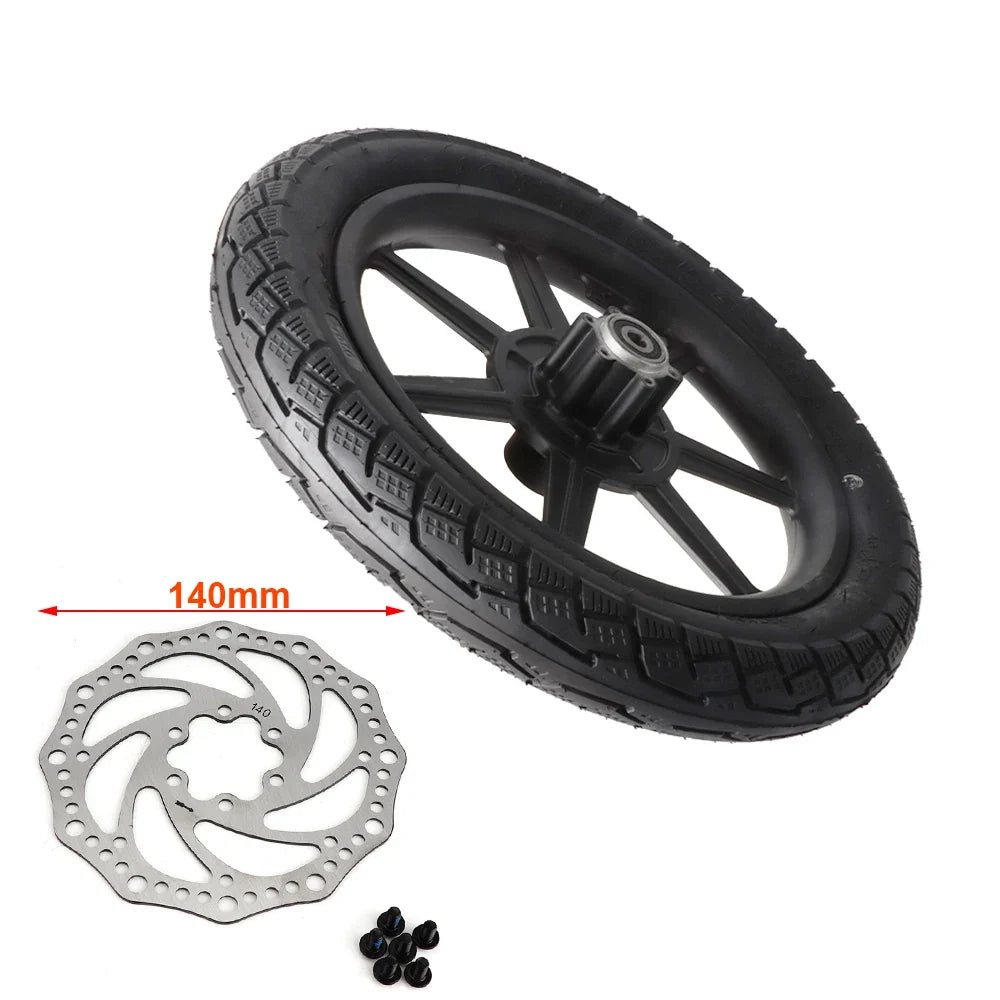 Electric Scooter 14 inch Front Wheel 14x2.125/54-254 Tire Inner Tube with Brake Disc For E-bike Folding Bicycles Tricycle Bike