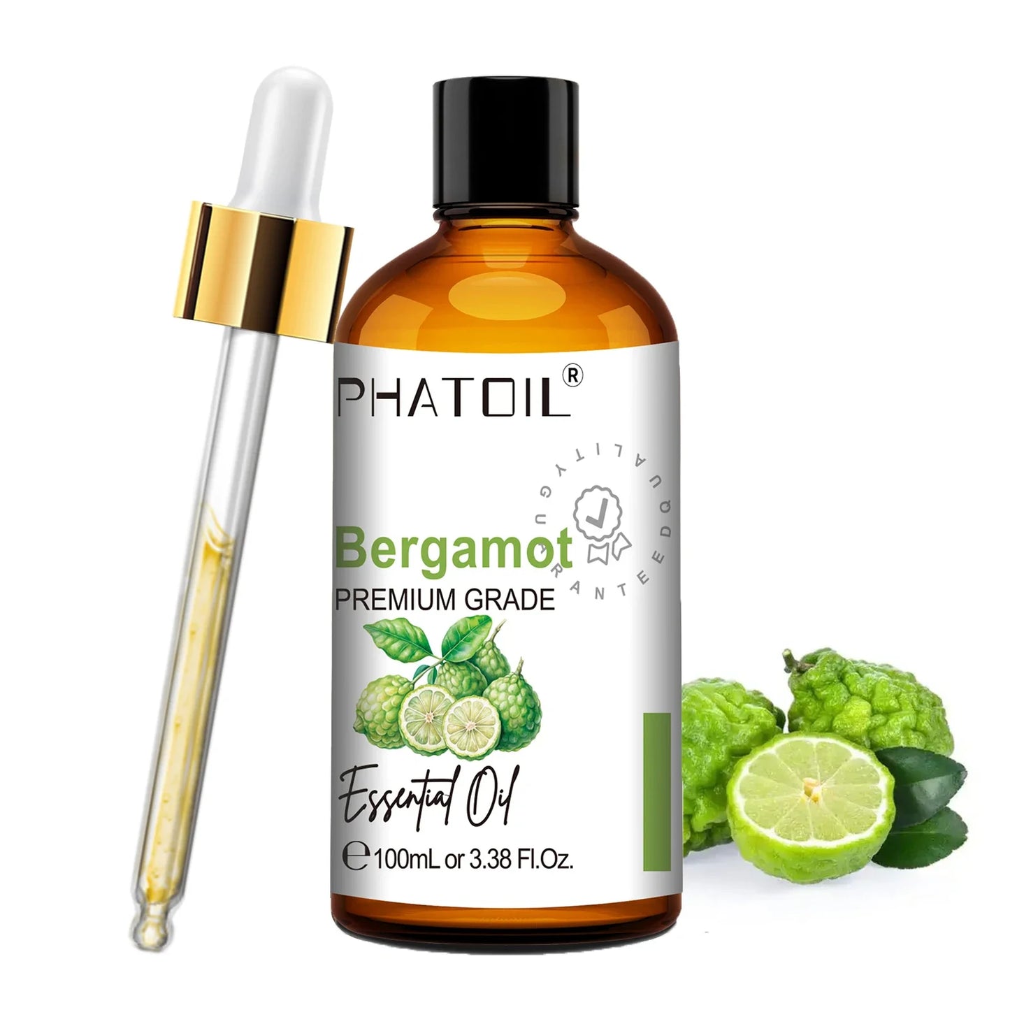 PHATOIL Natural Essential Oil for Diffuser Candle Making-100ml Sandalwood Eucalyptus Citronella Lavender Vanilla Essential Oils