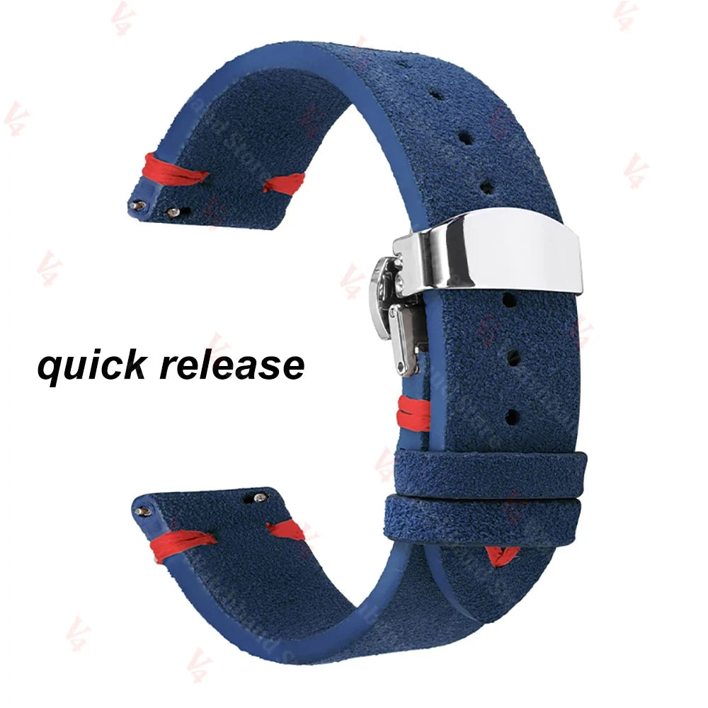 OnePlus Watch Stitched Suede Band with Butterfly Clasp