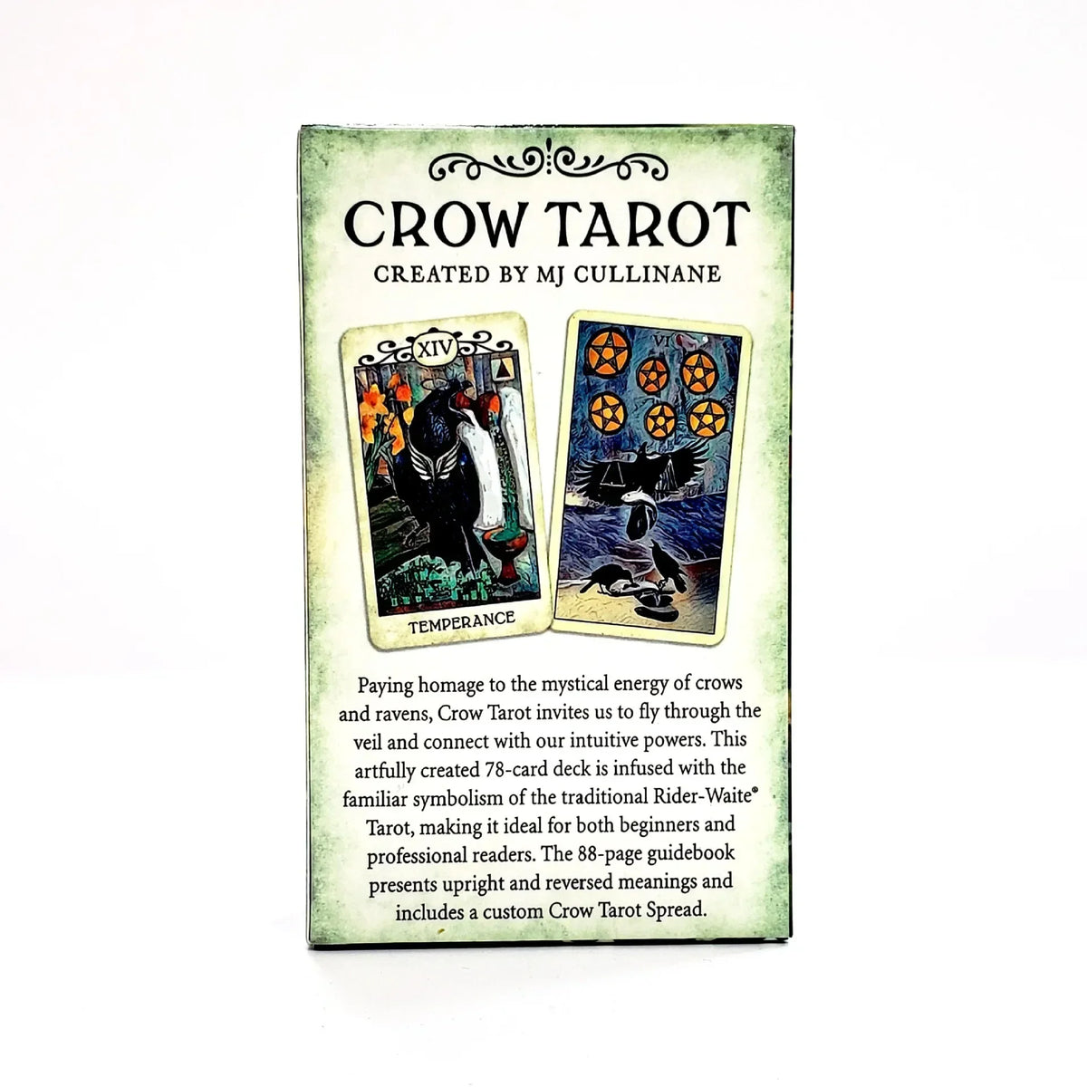1Pcs Deck Tarot Crow tarot cards Divination English version Tarot Deck Card Oracle Card Board Game for Adult with PDF Guidance