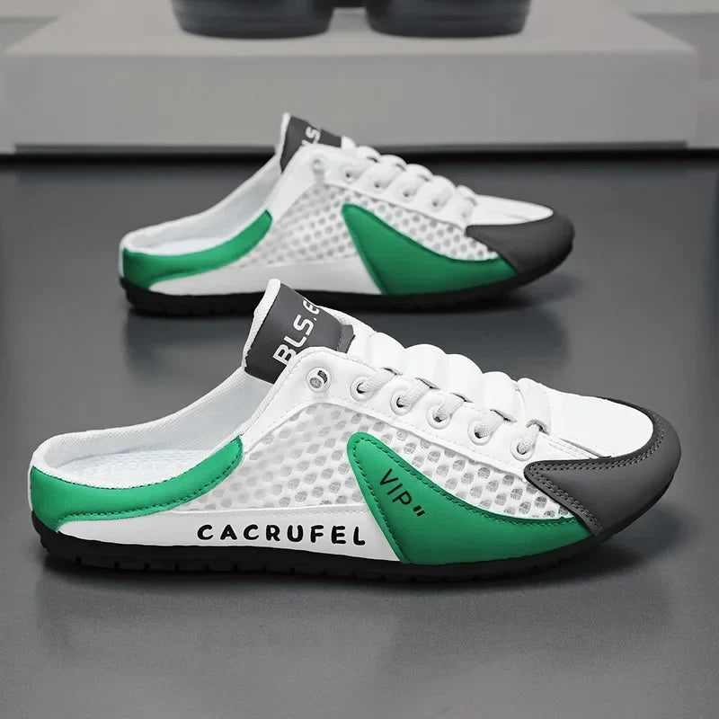 Men's Fashion Soft-soled Half Slippers Summer Men Trendy Bottom Casual Shoes Soft Sole Sneakers Zapatos De Hombre Plus Size 48
