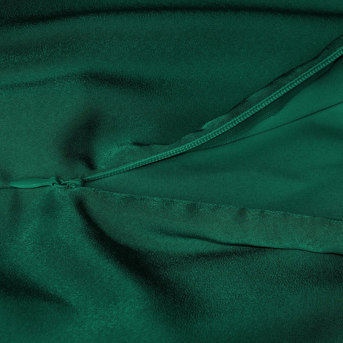Foridol One Shoulder Turtleneck Tank Satin Women Party Dress Robe Zip Sleeveless Elegant Vintage Folds Women Clothing 2025