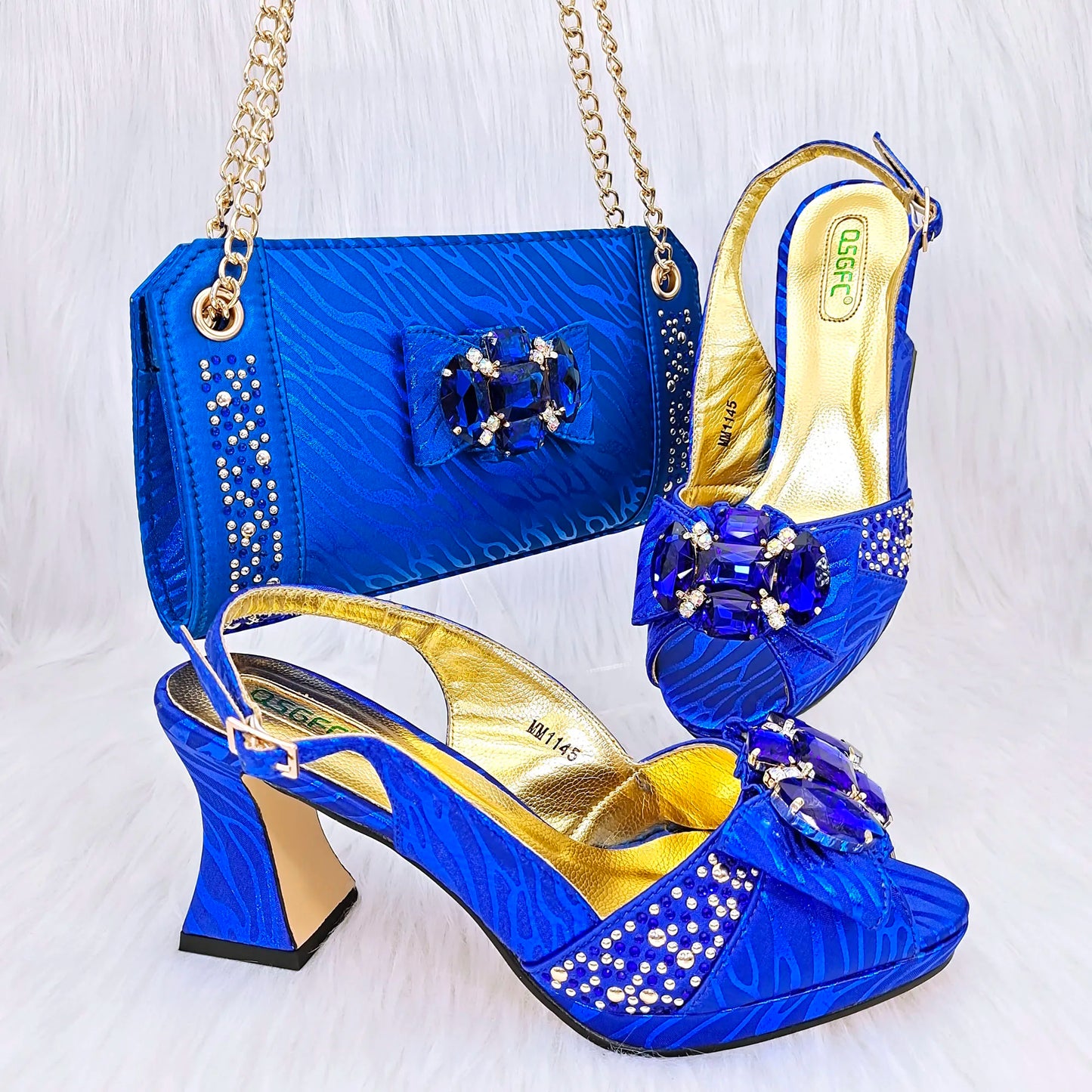 Juego a juego de zapatos y bolso nuevos HRF1-9