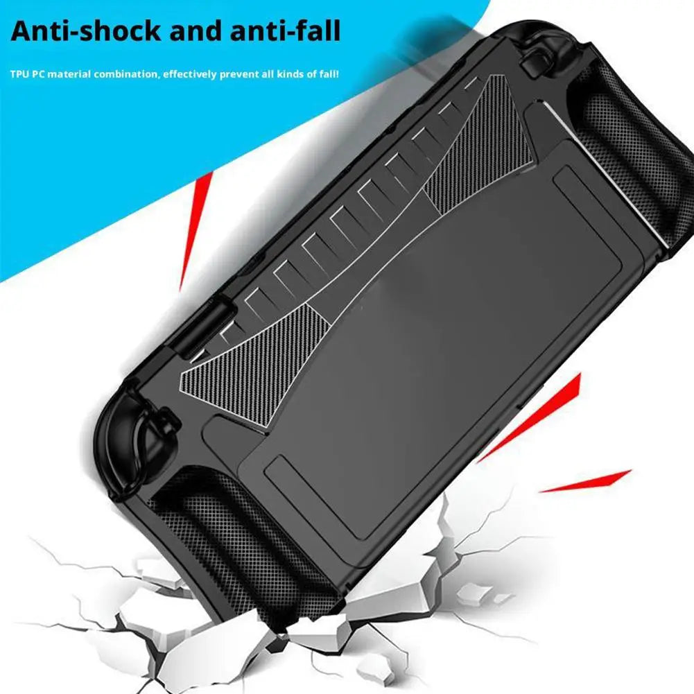 Game Console Protective Case Silicone Grip Case For Switch 2  With Stand Thumb Grip Integrated Game Console Protective Soft Case