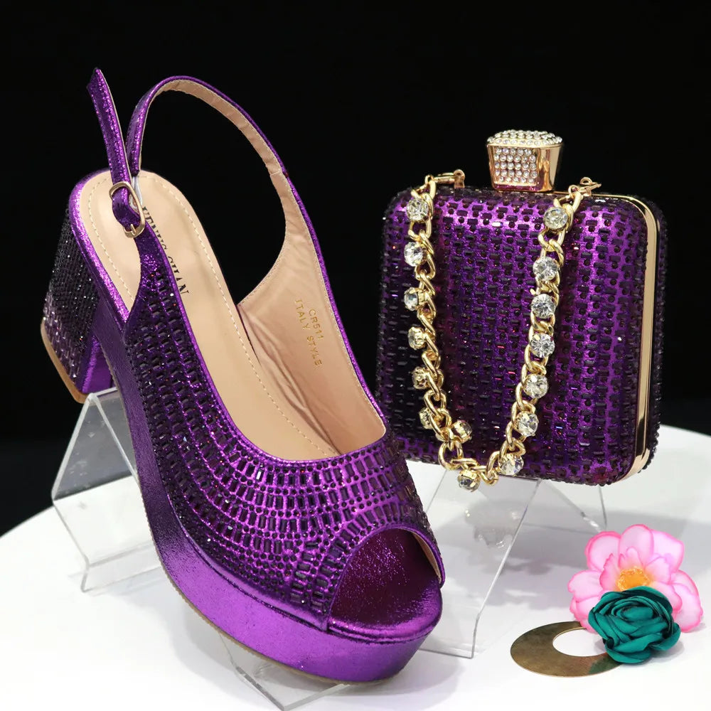 MODA Zapatos y Bolsos de Mujer a Juego HAS1-2