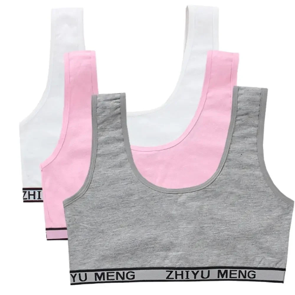 Girls Cotton Sports Bras (8-14)