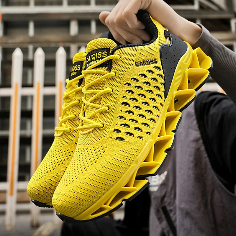 Casual Sneakers Mens Shock-absorb Running Shoes Lightweight Breathable Sports Shoes for Men 2026 New Trendy Gym Trainers for Man