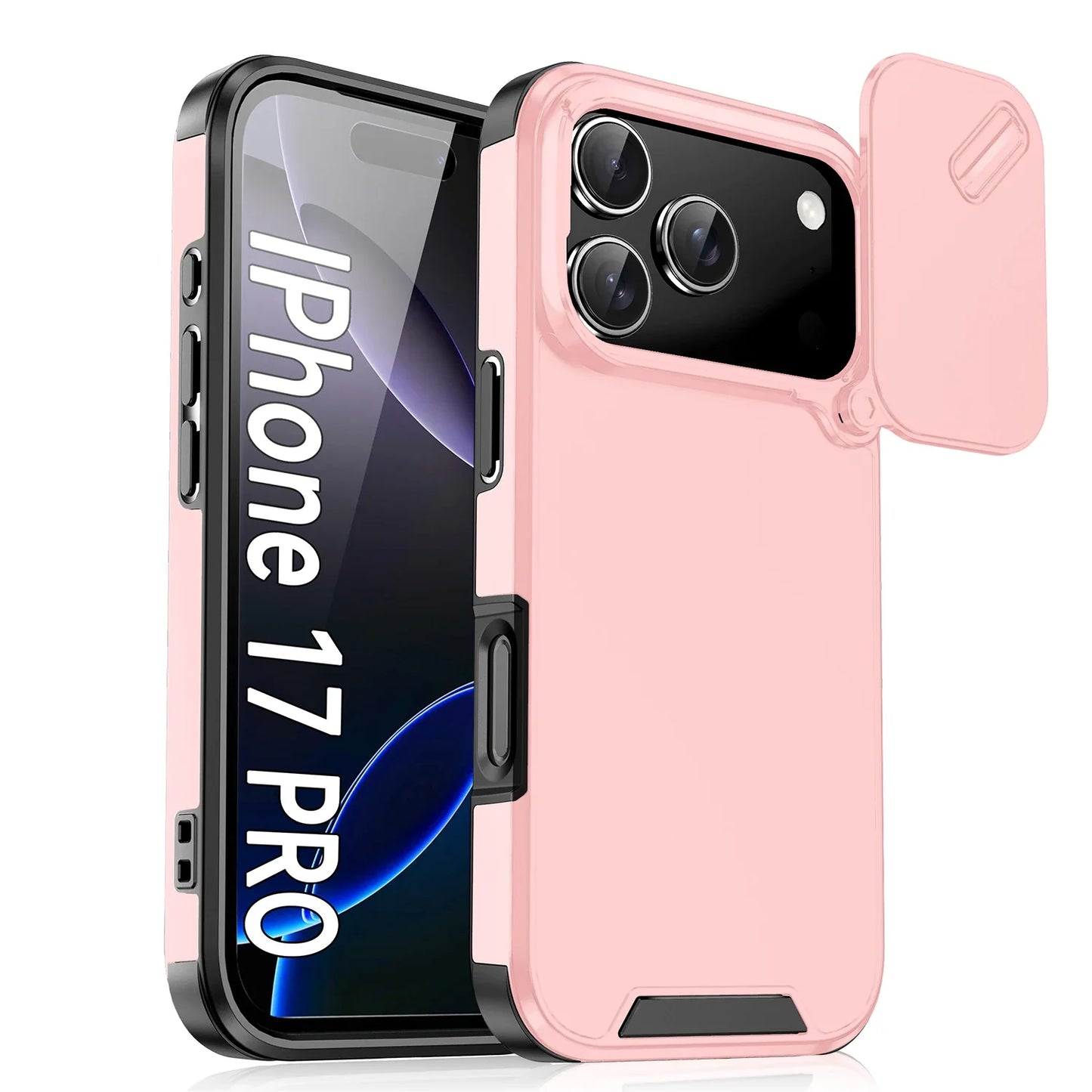 Anti-collision Shockproof Case For iPhone 17 Pro Max 17Air 17Pro 16E Cover Slide Camera Protective Cases For iPhone 17 Air Cover