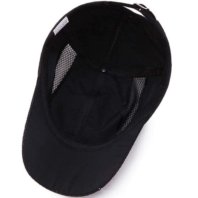Gorra de béisbol versátil para ropa deportiva