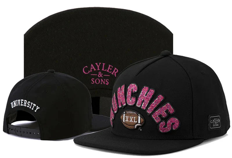 Gorra Ajustable de Béisbol con Visera Plana – Diseño Mano Calavera