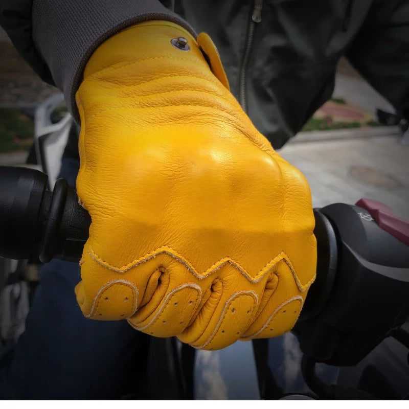 Leather Motorcycle Gloves