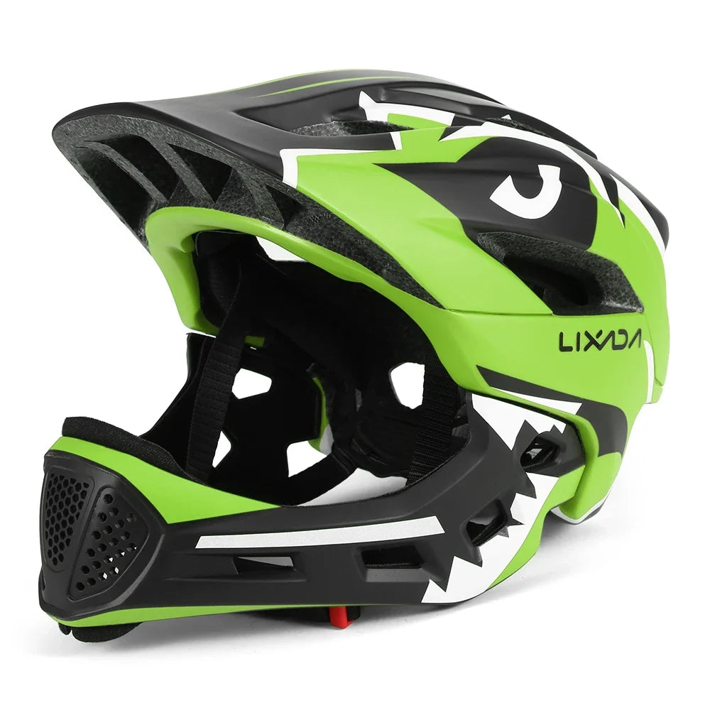 Versatile Children's Helmet with Removable Face Guard