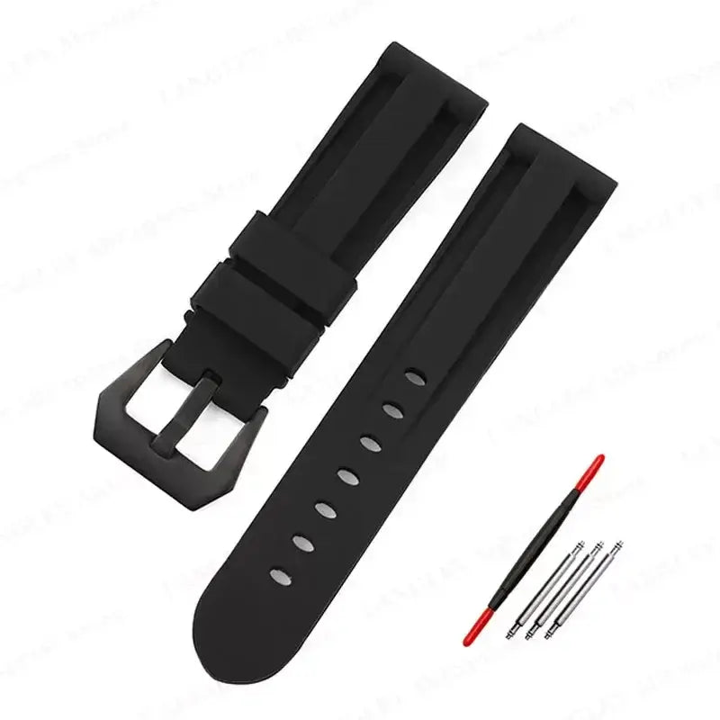 Samsung Galaxy Watch 7, 6, 5, 4 & FE Raised-Panel Silicone Band