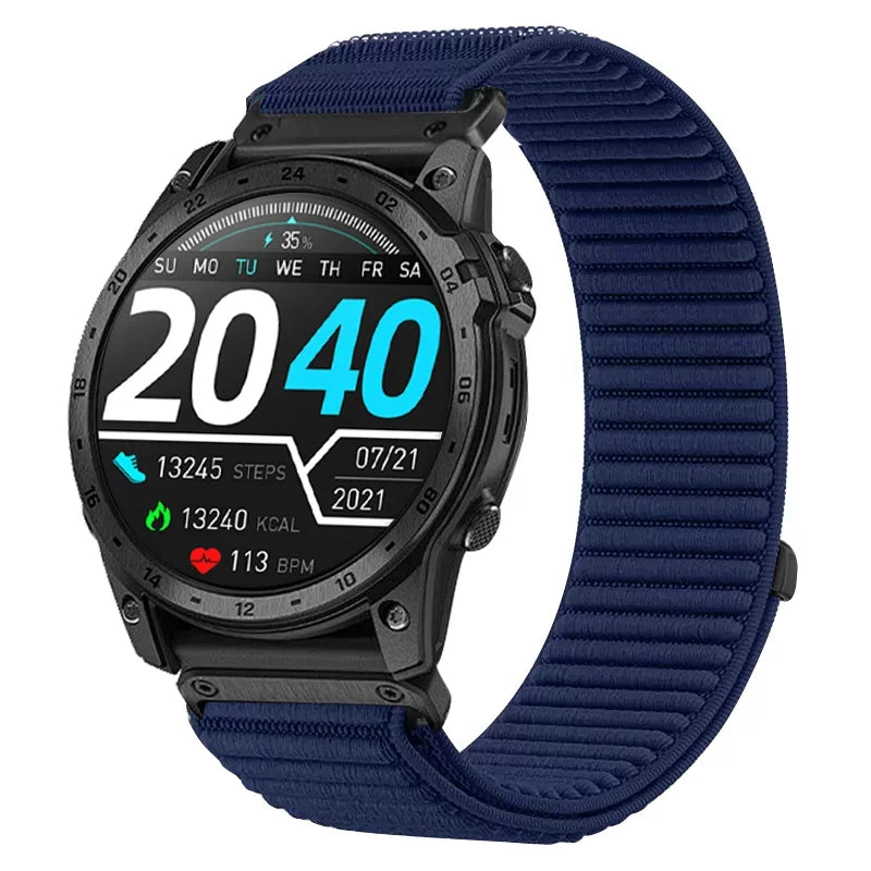 Garmin QuickFit 20/22/26mm Elastic Woven Nylon Hook-and-Loop Band