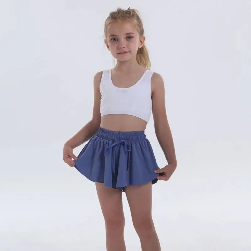 Cute & Comfortable Girls' Athletic Shorts with Skirt