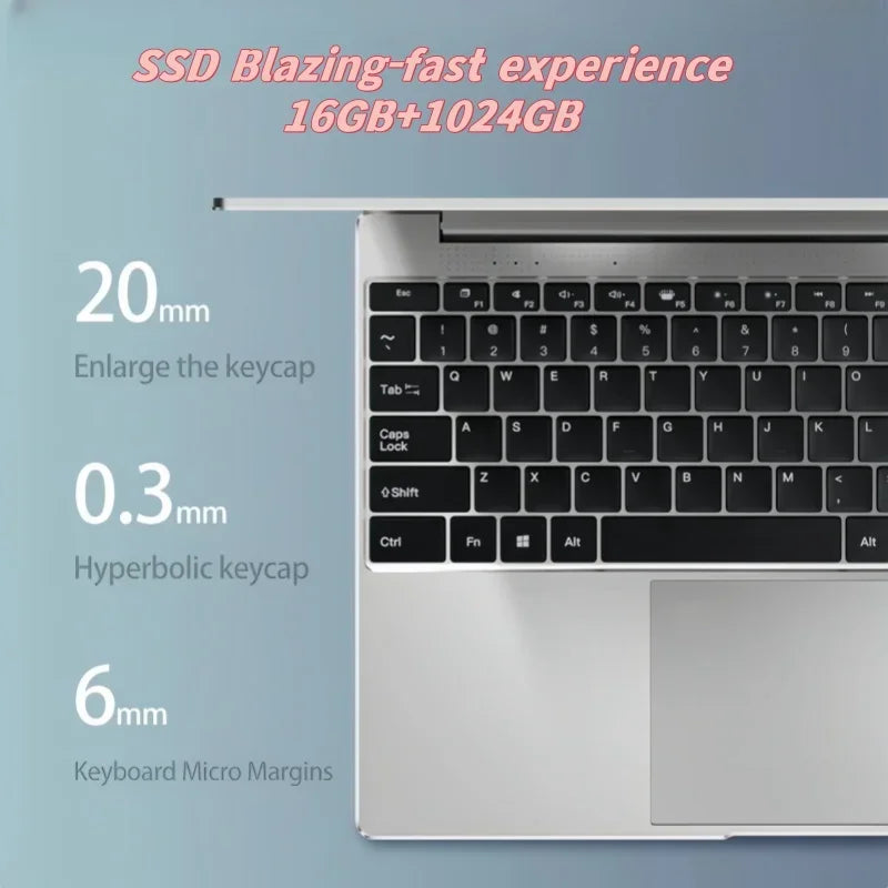 14.1" Gaming Laptop Intel Core I9-9900 32gb+2tb Windows 11 1920x1080