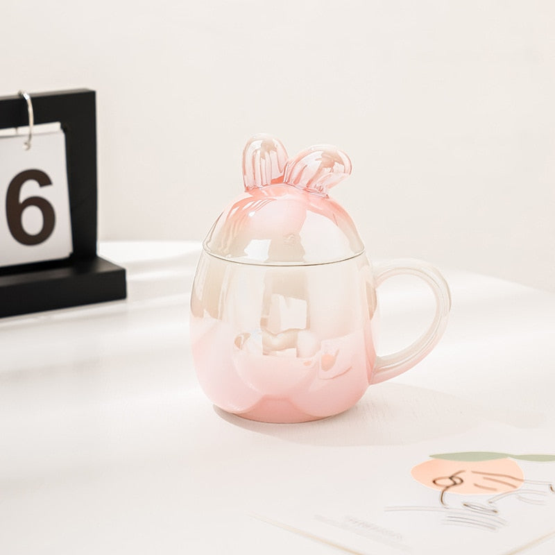 Taza de cerámica Conejito Brillante