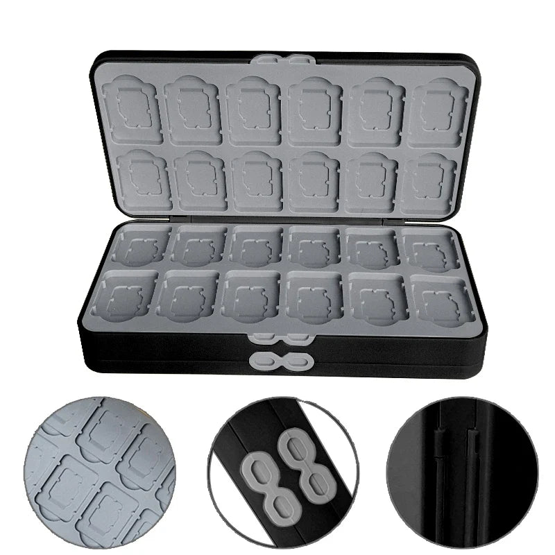 Suitable for Switch1/2 Lite/OLED game card storage box that can hold 48 games