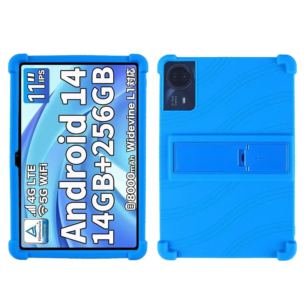 For ODEA S11 10.95inch Tablet Case Tablet Shockproof Cover Android14 Tablet Kids Silicon Stand Protective Shell Soft