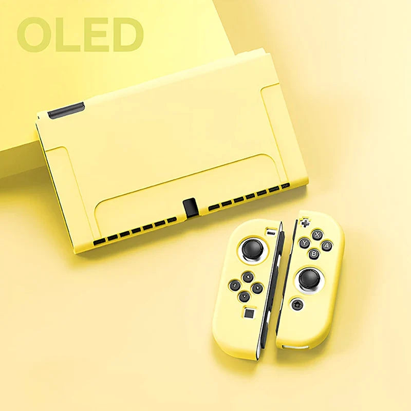 NEW Protective Case Compatible With  Switch OLED Console And Joy-Cons, Switch Can Be Inserted In Dock With Shell