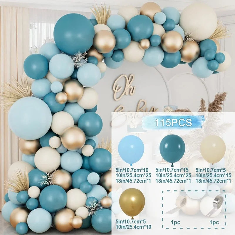 Balloon Garland Arch Kit Birthday Party Decoration Girl Birthday Foil Balloon  Baby Shower Decor Globos Wedding Party Supplies
