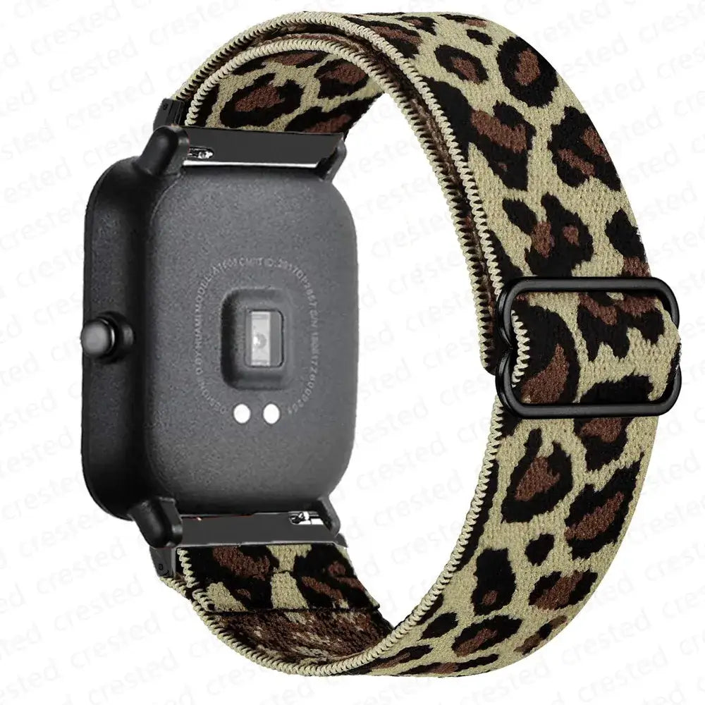 Amazfit Balance, GTR, GTS & Bip Stretch Nylon Loop Band, Slide Buckle