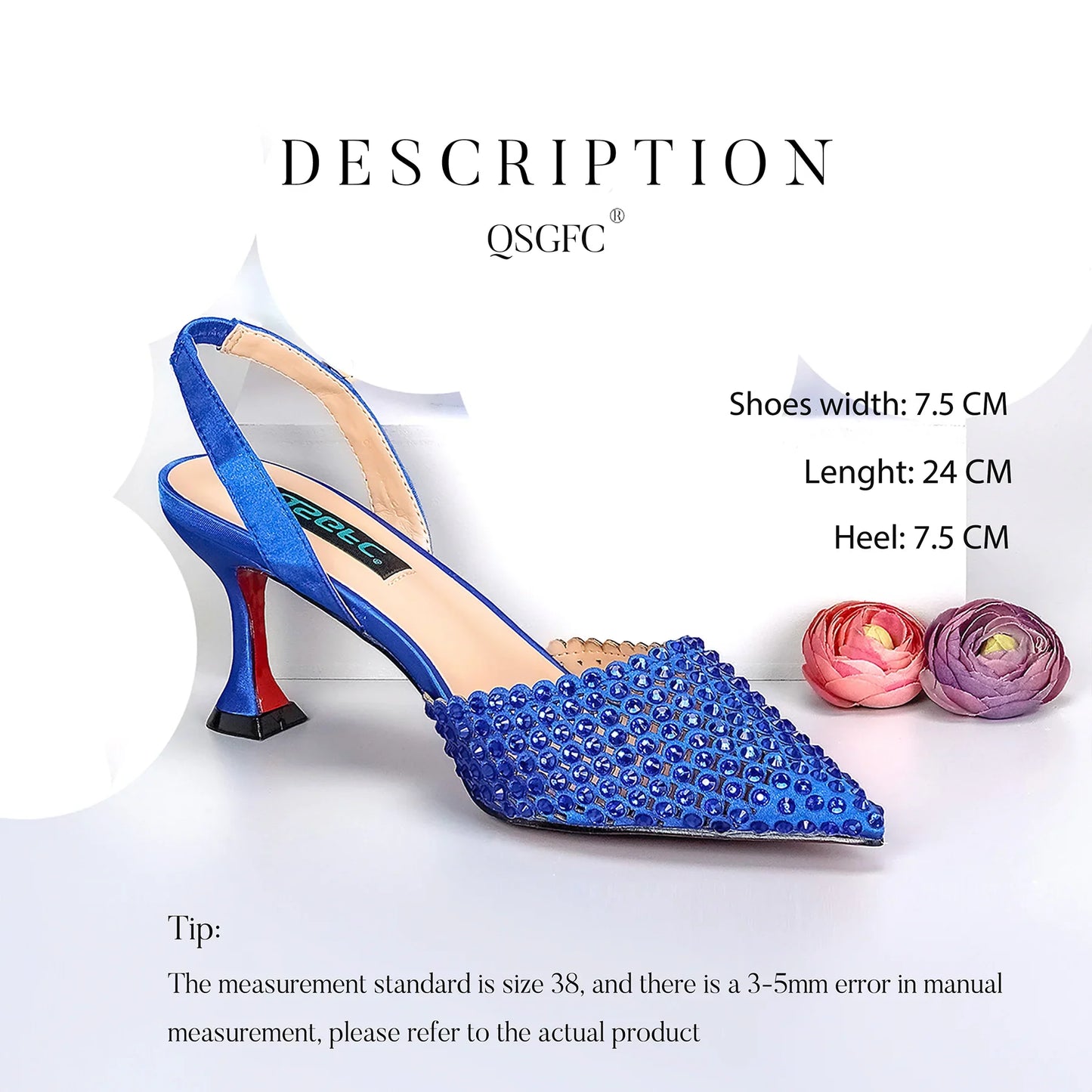 New Wine Red High Heels Shoes And Bag Dotted Crystal Wedding Party Spring, Summer, and Autumn Fashion Women's Noble Sandals