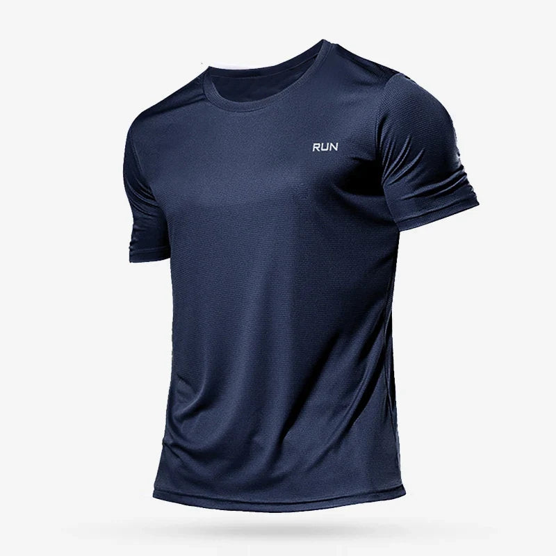 Men Quick Dry Compression Sport Shirt for Gym and Training