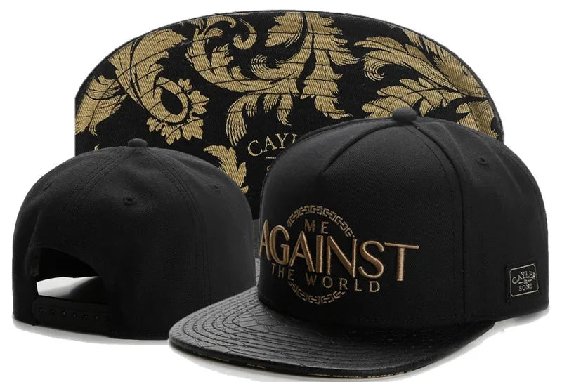 Gorra Ajustable de Béisbol con Visera Plana – Diseño Mano Calavera