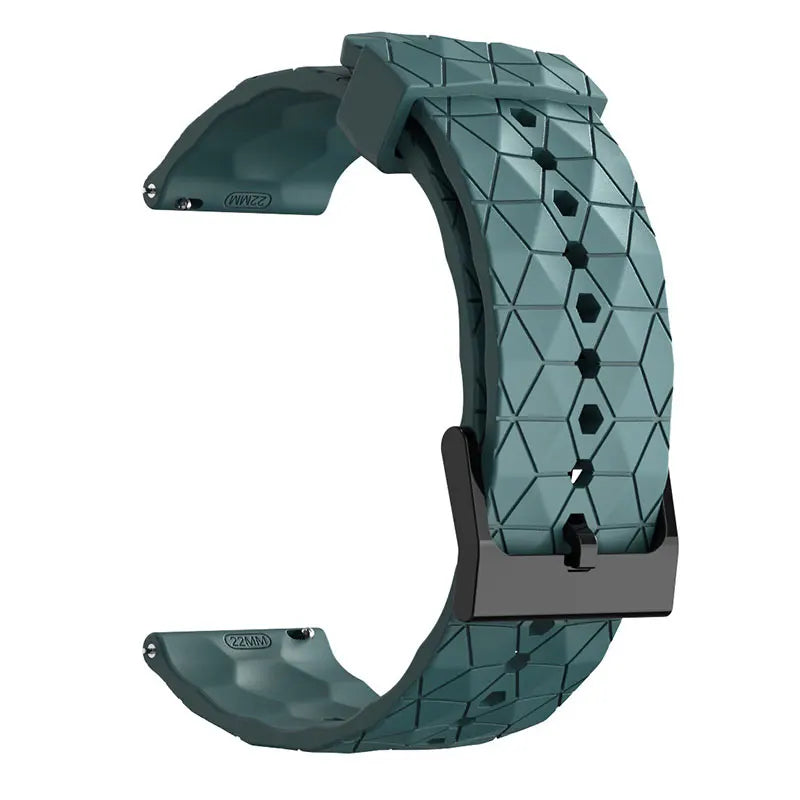 Polar Vantage, Grit X & Ignite Geometric Silicone Band, Black Buckle
