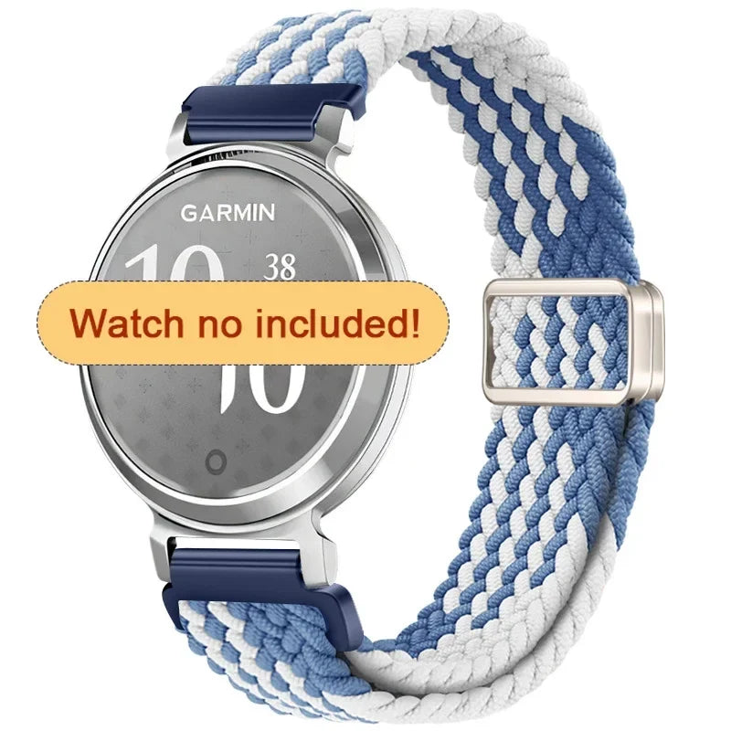 Garmin Lily 2 & 2 Active 14mm Braided Nylon Magnetic Band