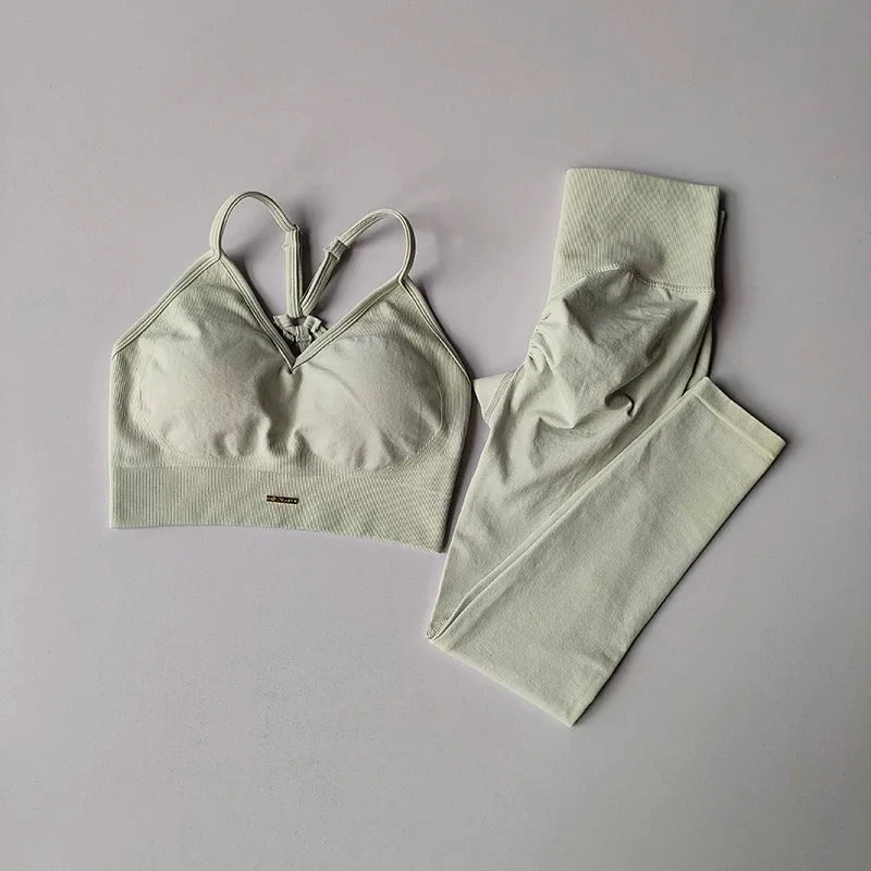 High-Waisted Yoga Suit for Toned Hip Support