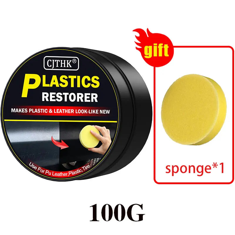 Car Plastic Restorer Back To Black Gloss Car Cleaning Products Plastic Leather Restore Auto Polish And Repair Coating Renovator