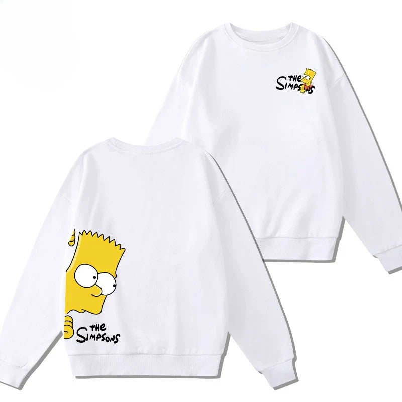 Simpsons Sweatshirt - Bart Peeking