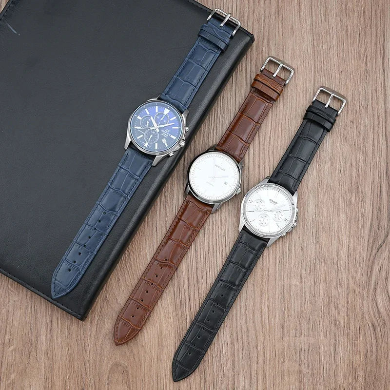 COROS PACE & APEX Croc-Embossed Leather Band
