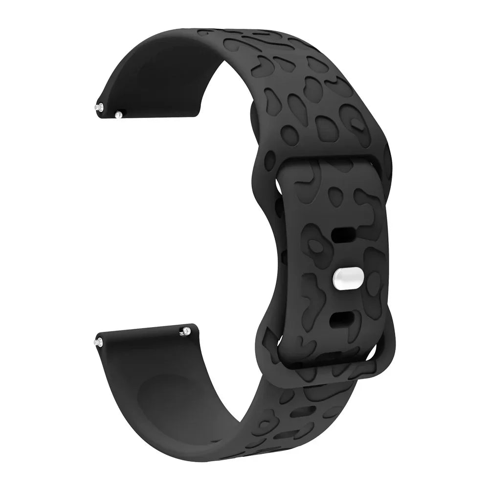 Suunto Race, Vertical & 9 Peak Leopard Print Silicone Band